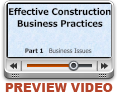 Effective Construction Business Practices  <span>2.5 hours – #10-466</span>